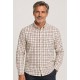 Camisas	 Camisa viyela hombre cuadros beige