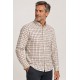 Camisas	 Camisa viyela hombre cuadros beige