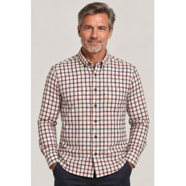 Camisa manga larga hombre cuadros viyela