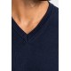 Jersey punto cuello pico hombre