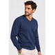 Jersey punto cuello pico hombre