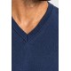 Jersey punto cuello pico hombre