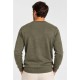 Jersey punto cuello pico hombre