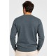 Jersey punto cuello pico hombre