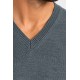 Jersey punto cuello pico hombre