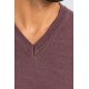 Jersey punto cuello pico hombre