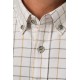 Camisa hombre cuadros manga larga viyela