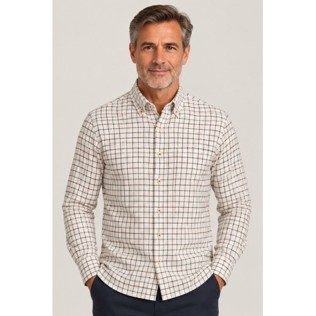 Camisa cuadros hombre viyela