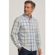 Camisa cuadros hombre manga larga