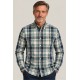 Camisa cuadros manga larga hombre