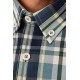 Camisa cuadros manga larga hombre
