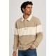 Sudadera polo franja Tiffosi hombre