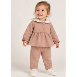 Conjunto felpa capucha bebé Babidu