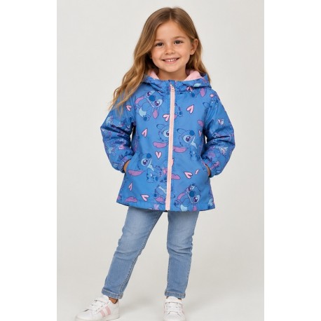 Impermeable niña Stitch