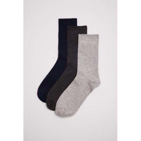 Pack 3 calcetines sin puño Ysabel Mora hombre