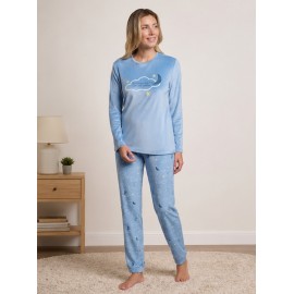Pijama mujer "Nubes" Ysabel Mora
