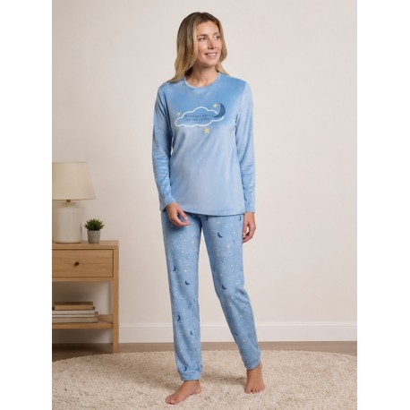 Pijama mujer "Nubes" Ysabel Mora