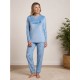 Pijama mujer "Nubes" Ysabel Mora