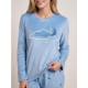 Pijama mujer "Nubes" Ysabel Mora