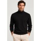 Jersey punto cuello cisne hombre