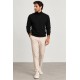 Jersey punto cuello cisne hombre