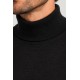 Jersey punto cuello cisne hombre