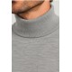 Jersey punto cuello cisne hombre