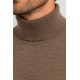 Jersey punto cuello cisne hombre