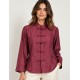 Blusa cuello mao mujer