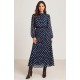 Vestido lunares mujer