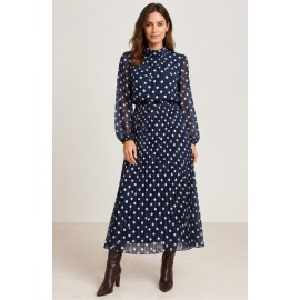 Vestido lunares mujer