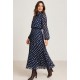 Vestido lunares mujer