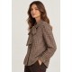 Blusas y Camisas	 Blusa lazo cuadros mujer