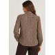 Blusas y Camisas	 Blusa lazo cuadros mujer