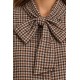 Blusas y Camisas	 Blusa lazo cuadros mujer