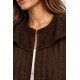 Chaqueta acolchada mujer cuello