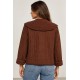 Chaqueta acolchada mujer cuello