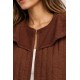 Chaqueta acolchada mujer cuello