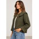 Chaqueta acolchada mujer cuello