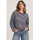 Camiseta rayas manga larga mujer
