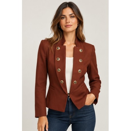 Chaqueta estilo militar mujer