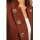 Chaqueta estilo militar mujer