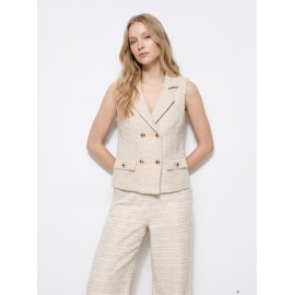 Chaleco textura mujer Tiffosi