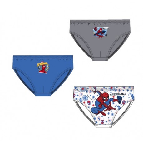Pack 3 slips Spider-Man niño
