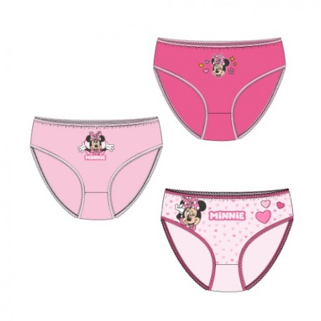 Pack 3 bragas niña Minnie