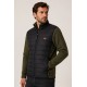 Chaqueta acolchada combinada hombre