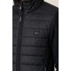 Chaqueta acolchada combinada hombre