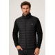 Chaqueta acolchada combinada hombre