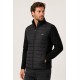 Chaqueta acolchada combinada hombre