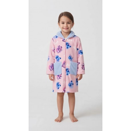 Bata coralina niña Stitch
